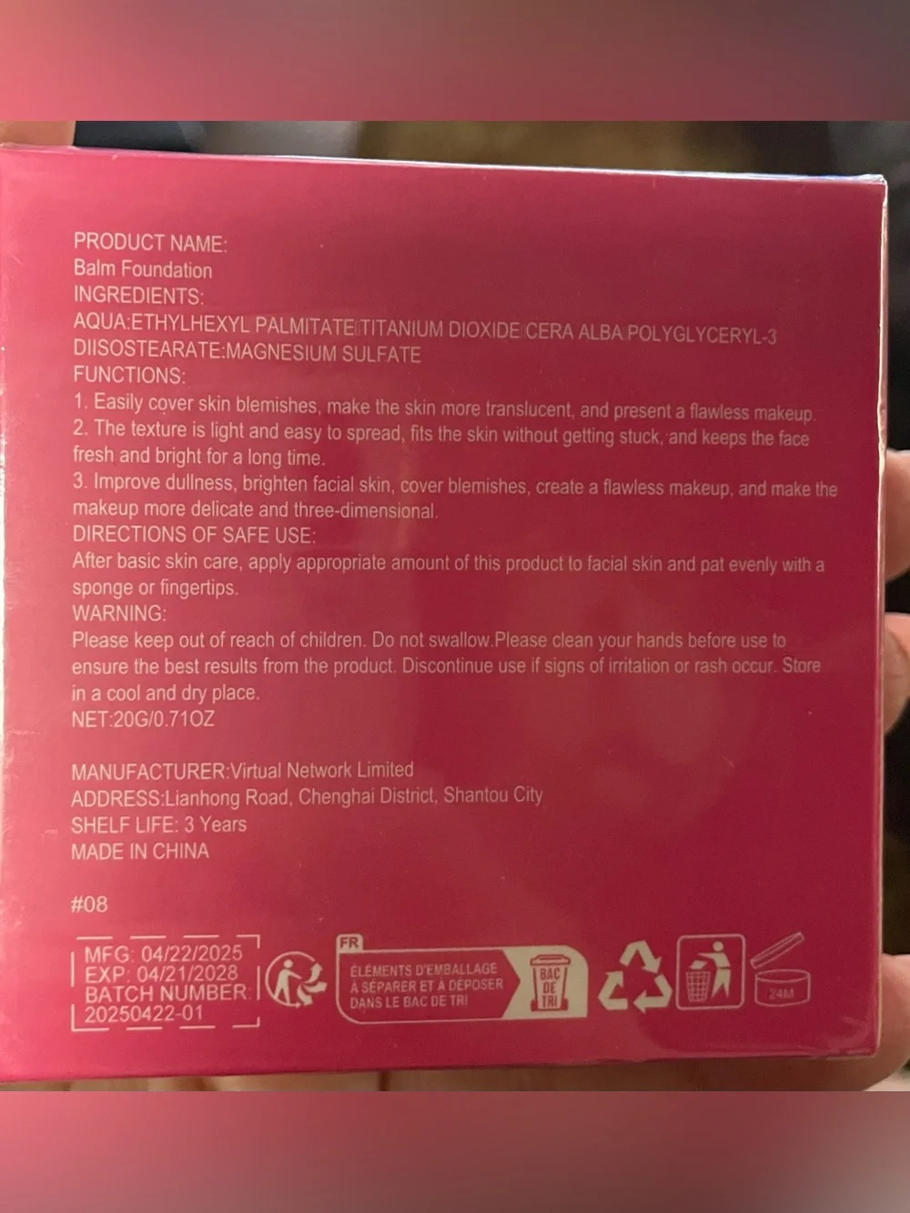 Bounce Foundation - Pink
